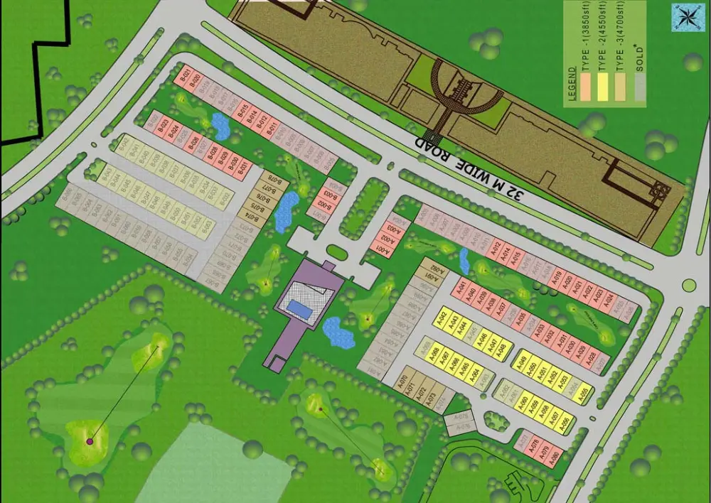 Kingswood Oriental Villas Site Plan